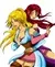Aelysse et Elia dos à dos